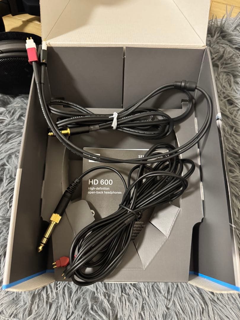 美品 Sennheiser HD600(25年2月購入)+mogami2947
