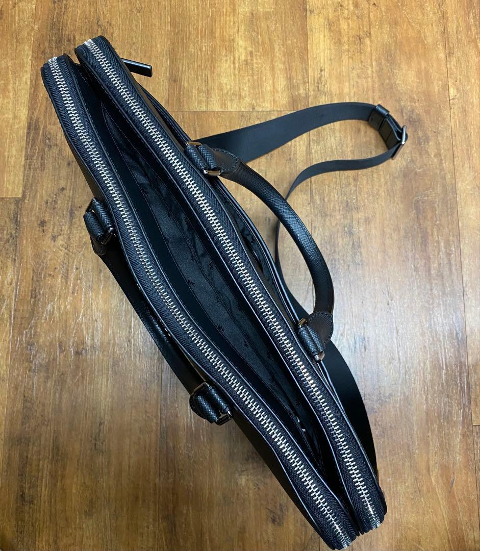 MICHAEL KORS マイケルコースブラック ビジネスバッグ2wayＷジップ