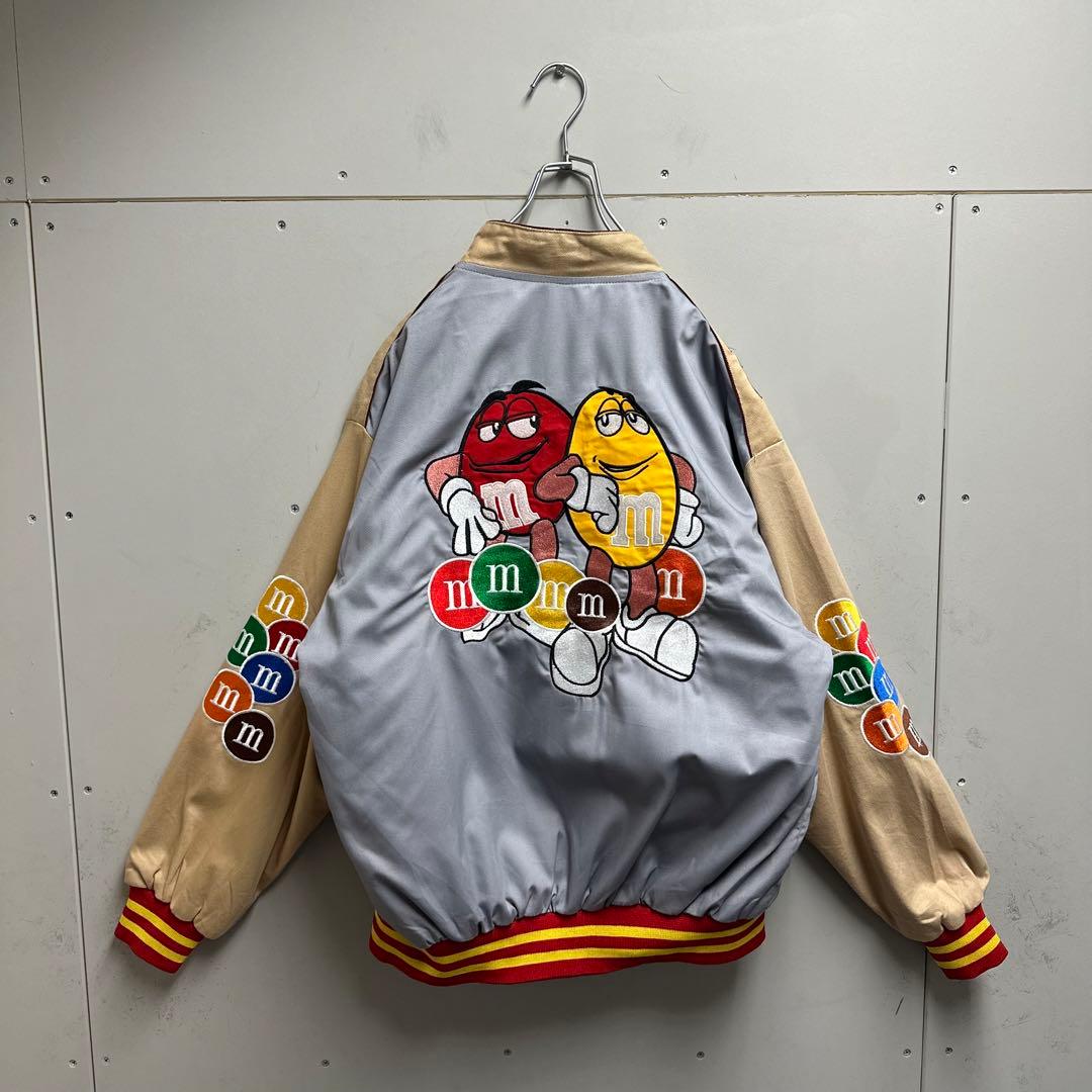 m&m's 刺繍　レーシングジャケット