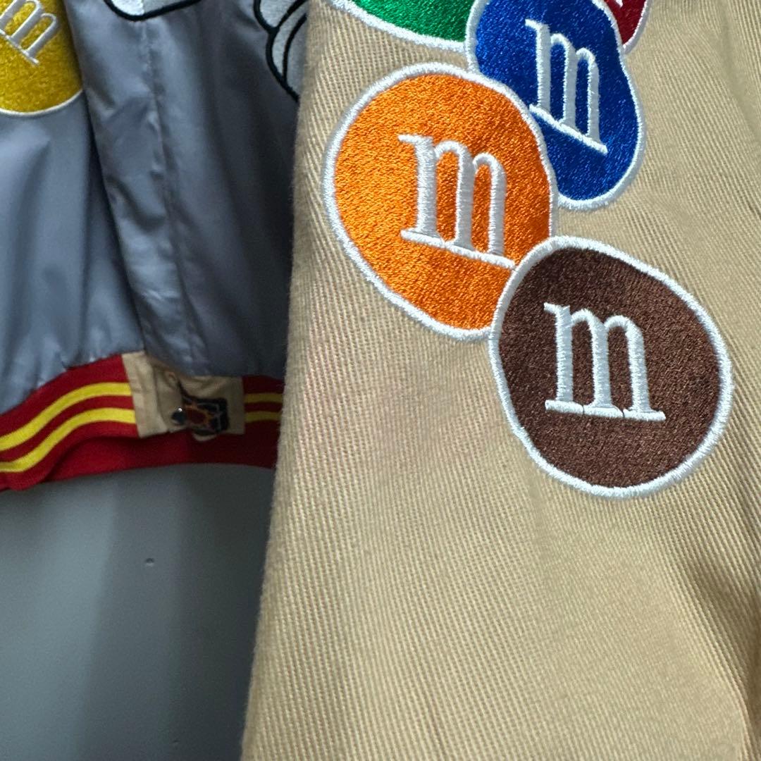 m&m's 刺繍　レーシングジャケット