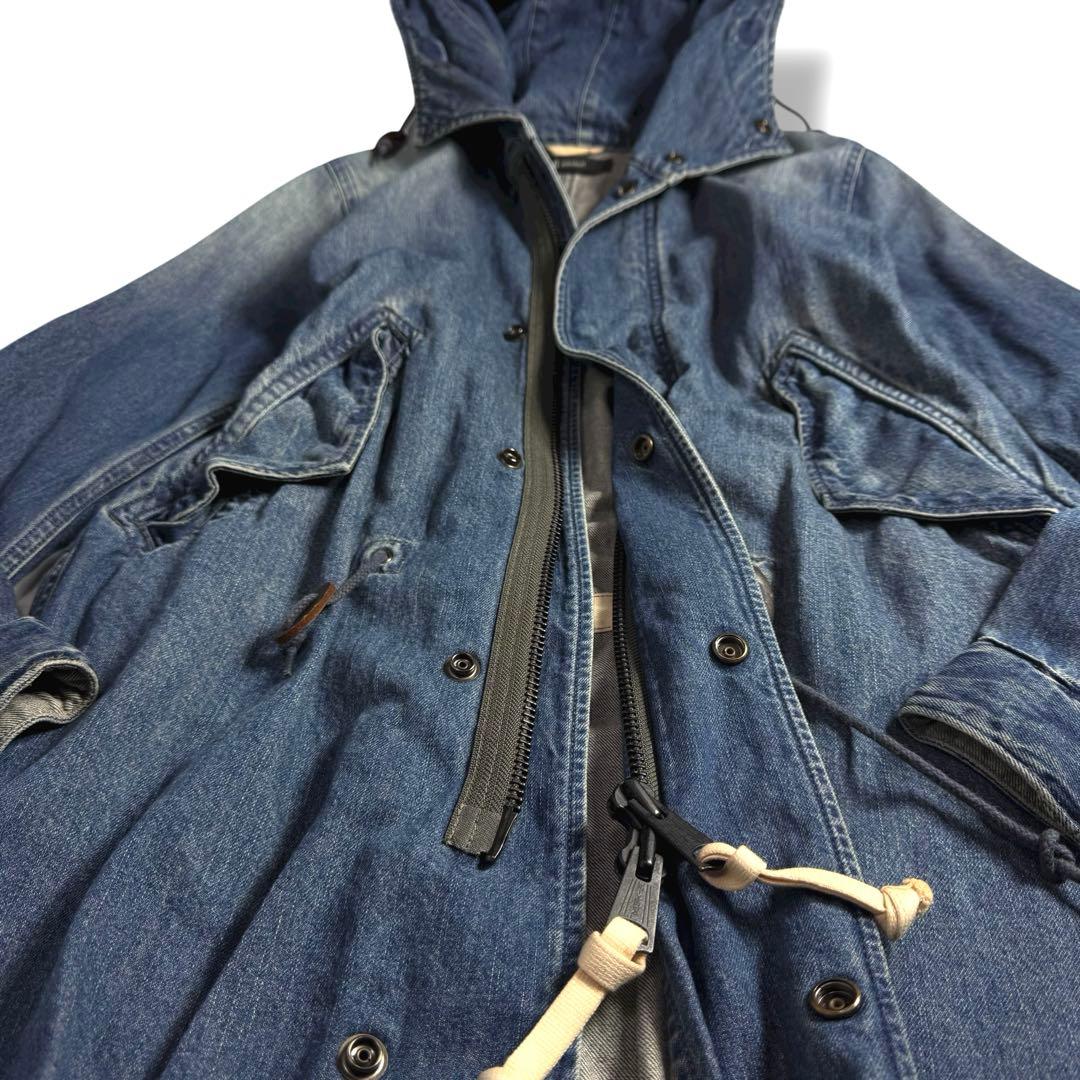 John bull｜デニムモッズコートMジョンブルミリタリージャケット佐藤健着用