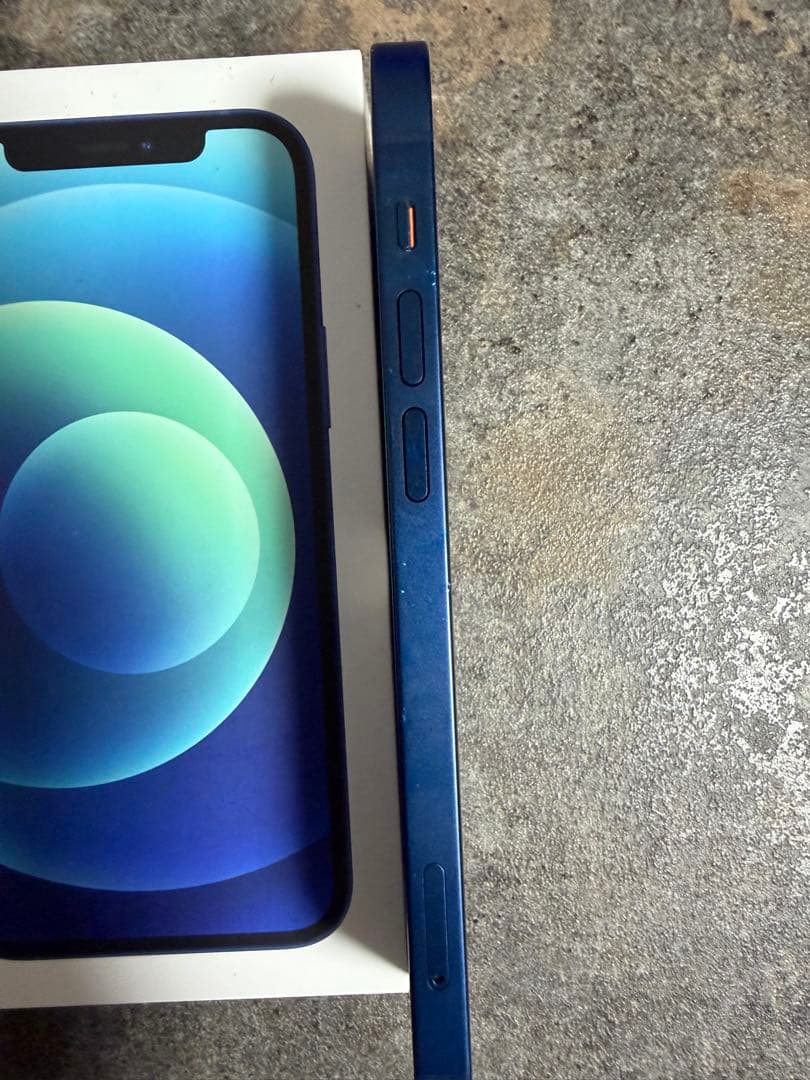 iPhone12本体 128GB青色 SIMフリー 付属品ありTORRASケース