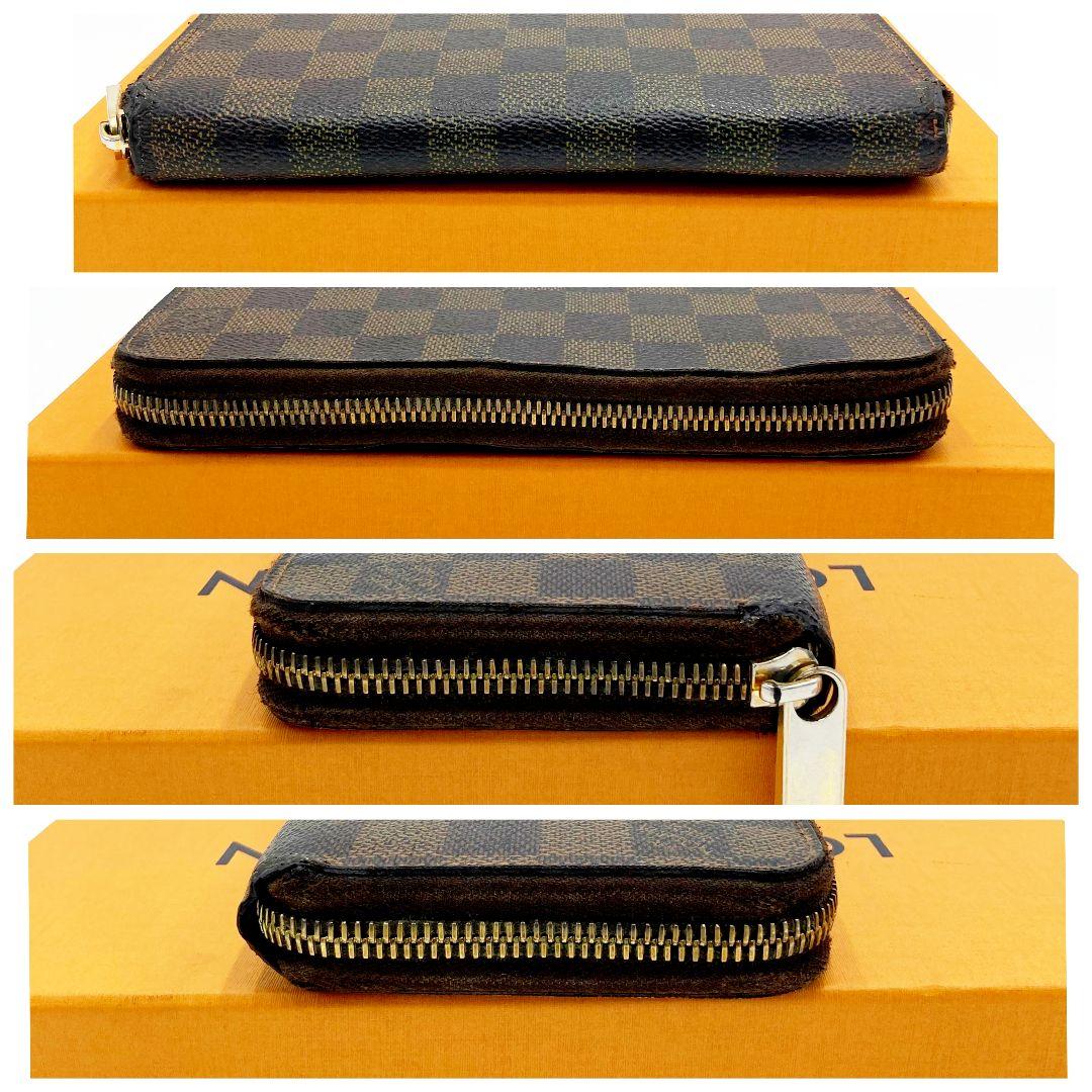 正規品 ルイヴィトン ジッピーウォレット ダミエ ラウンドファスナー長財布