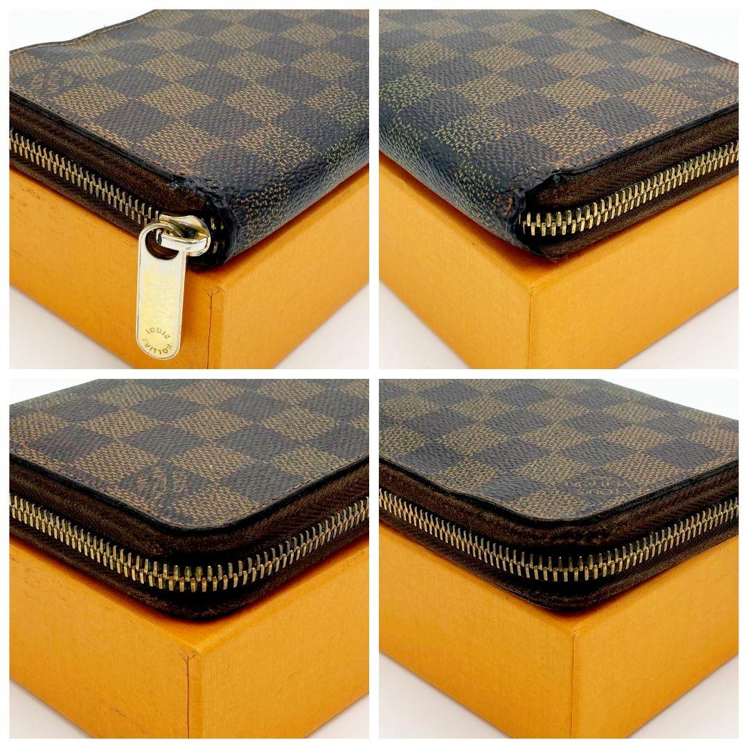 正規品 ルイヴィトン ジッピーウォレット ダミエ ラウンドファスナー長財布