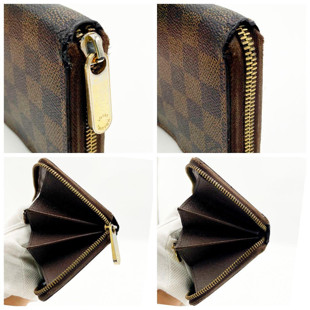 正規品 ルイヴィトン ジッピーウォレット ダミエ ラウンドファスナー長財布