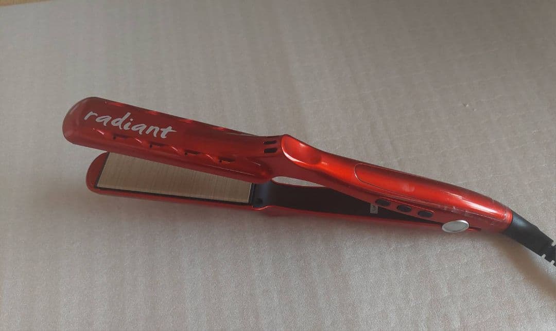 radiant ストレートヘアアイロン 28mm レッド