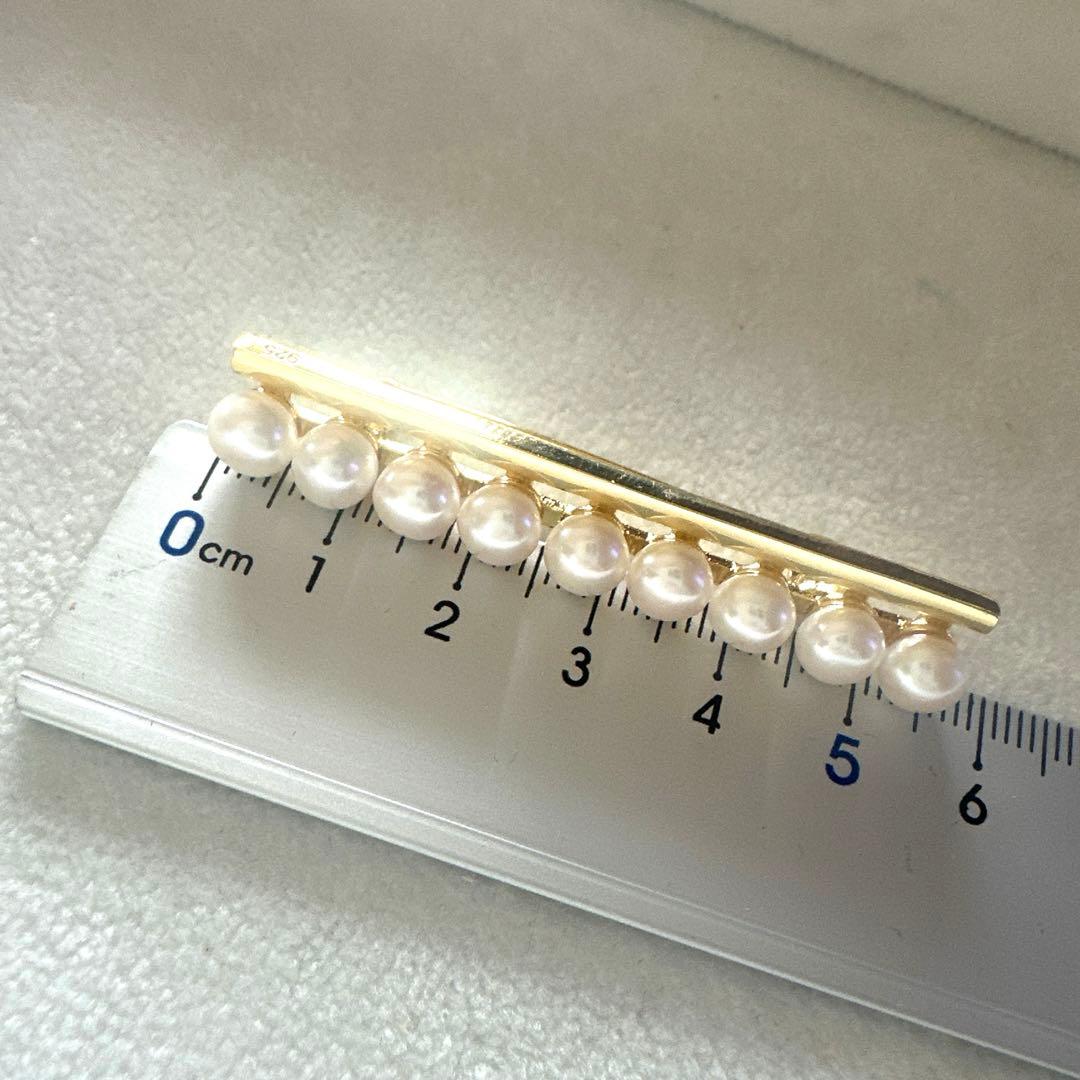 天然淡水真珠　ブローチ