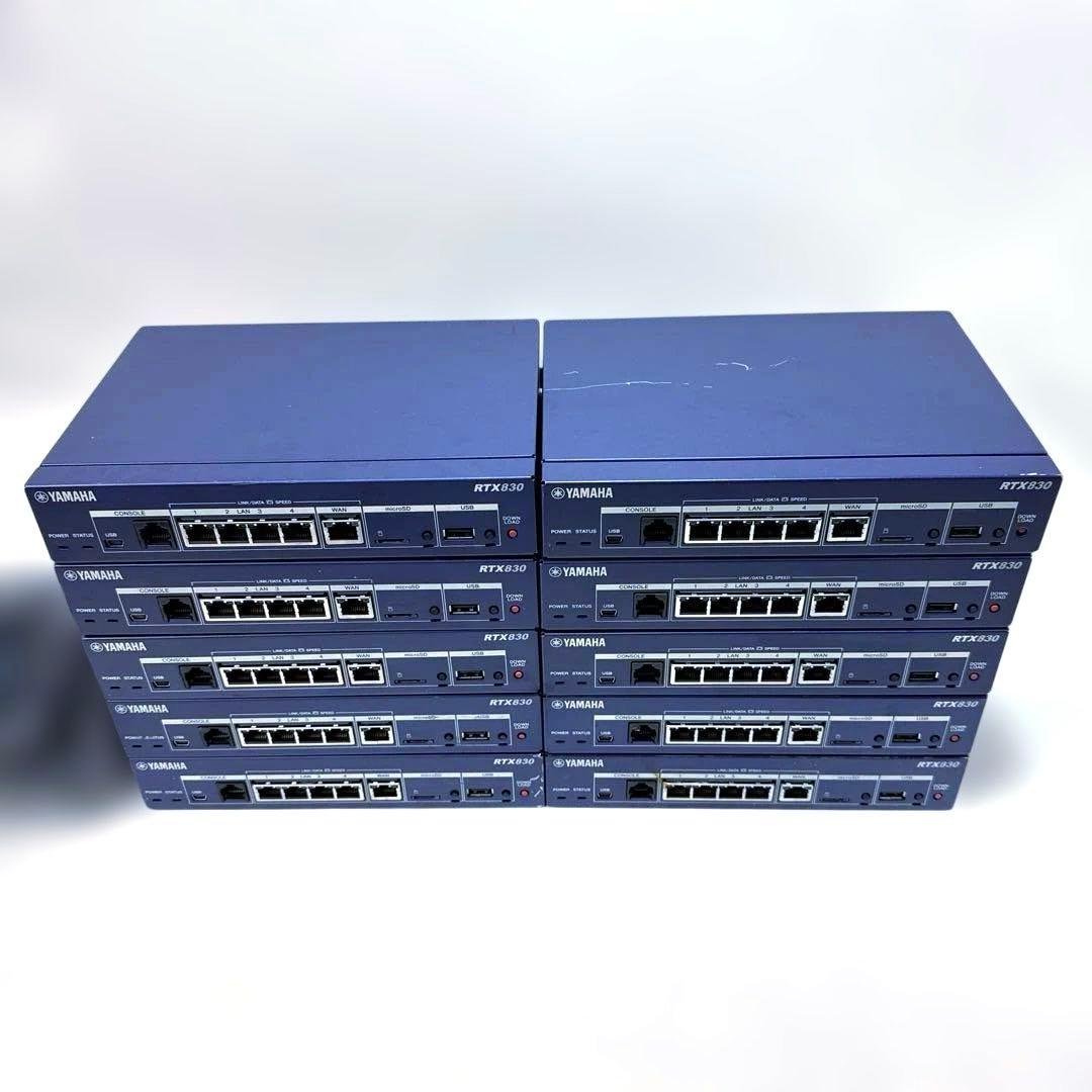 YAMAHA RTX830 ギガアクセス VPN ルーター 動作品10台