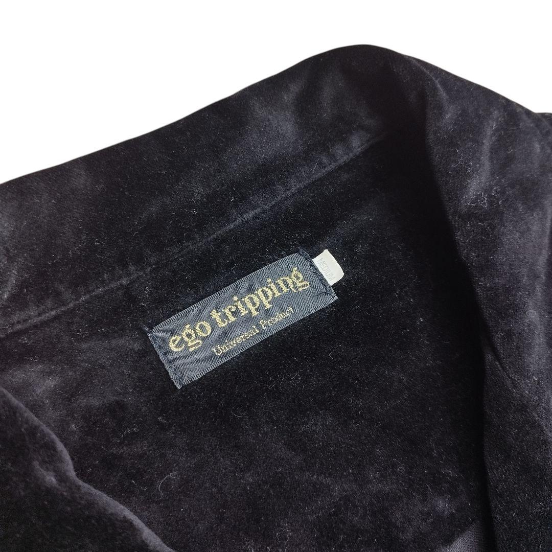 エゴトリッピング ベロア スカジャン シャツ ジャケット スカル チバユウスケ