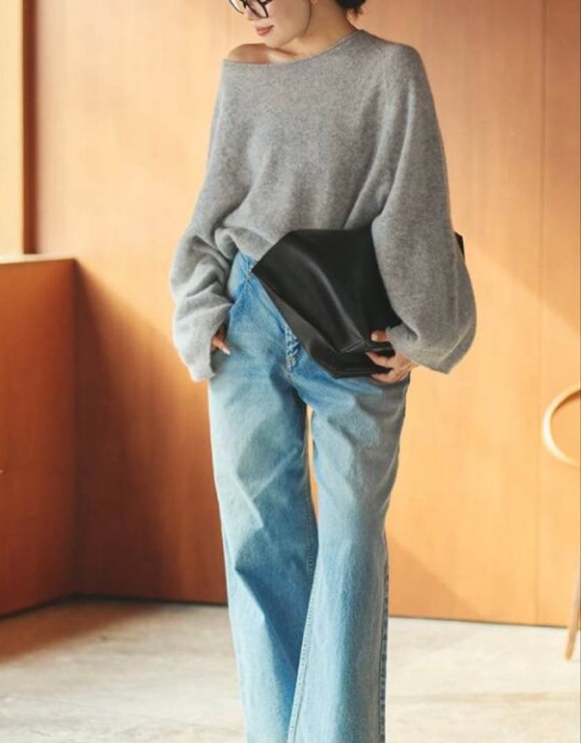 Baby Alpaca ラグラン プルオーバー