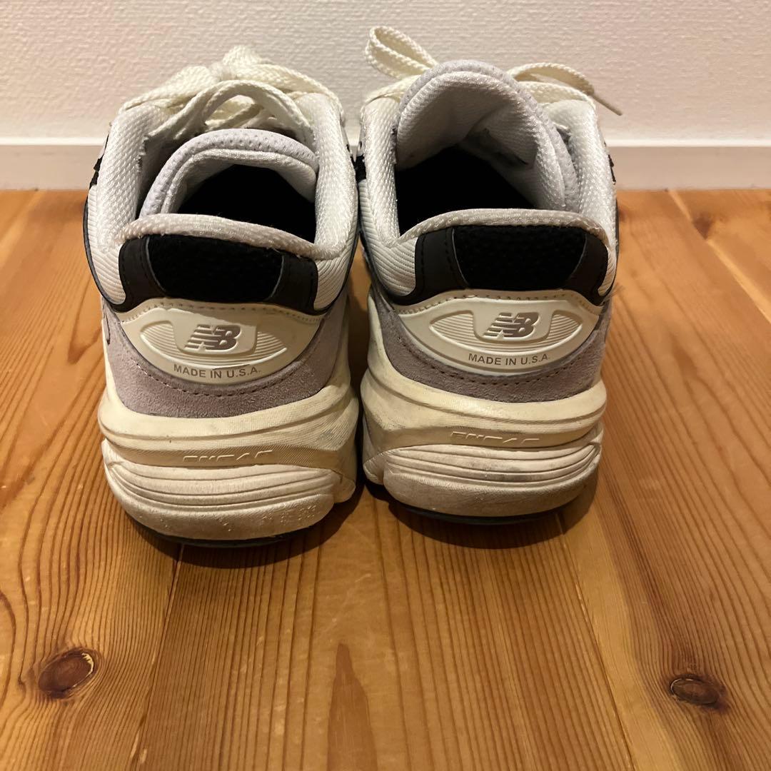 n*o様 New Balance 990 スニーカー ホワイト/ブラック/グレー