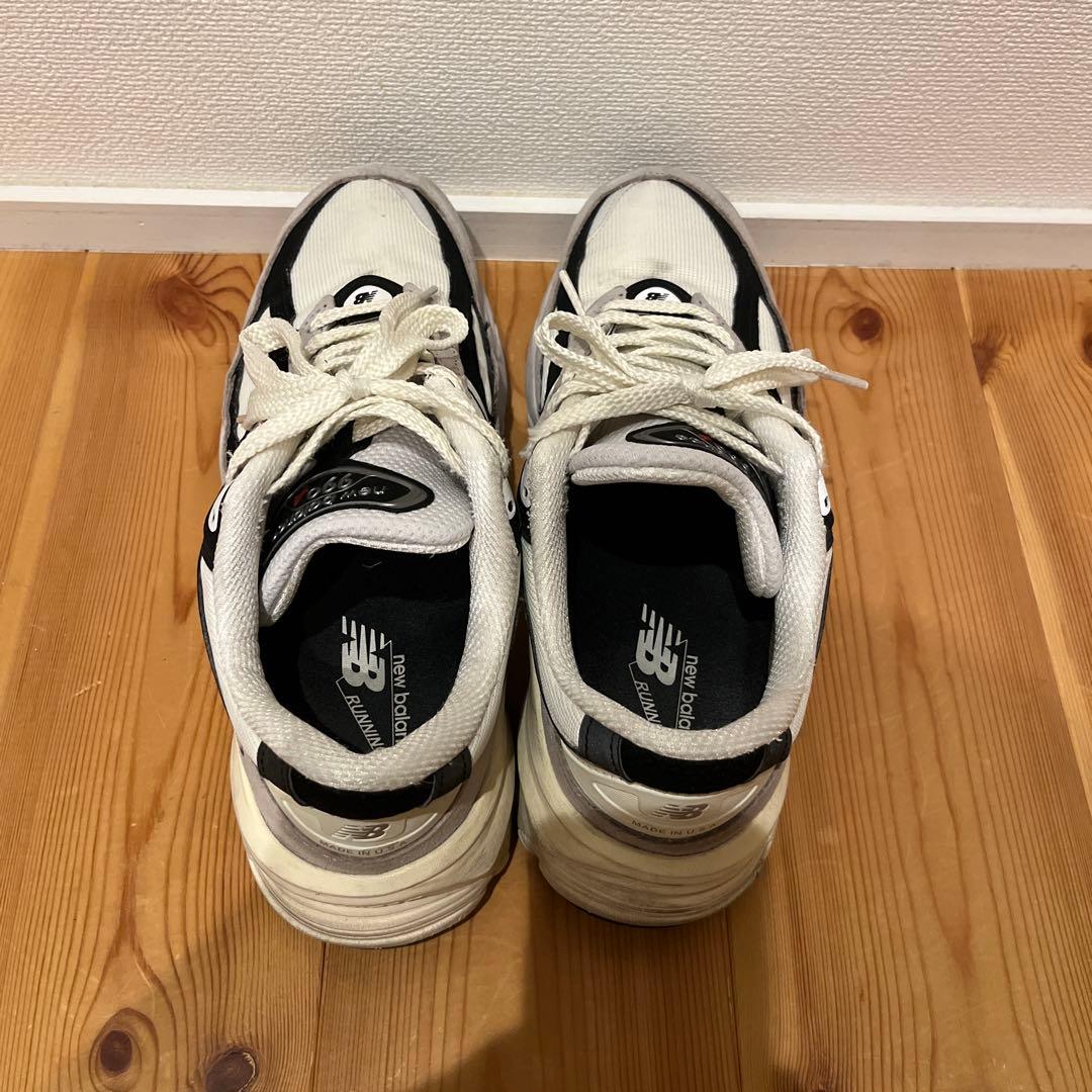 n*o様 New Balance 990 スニーカー ホワイト/ブラック/グレー