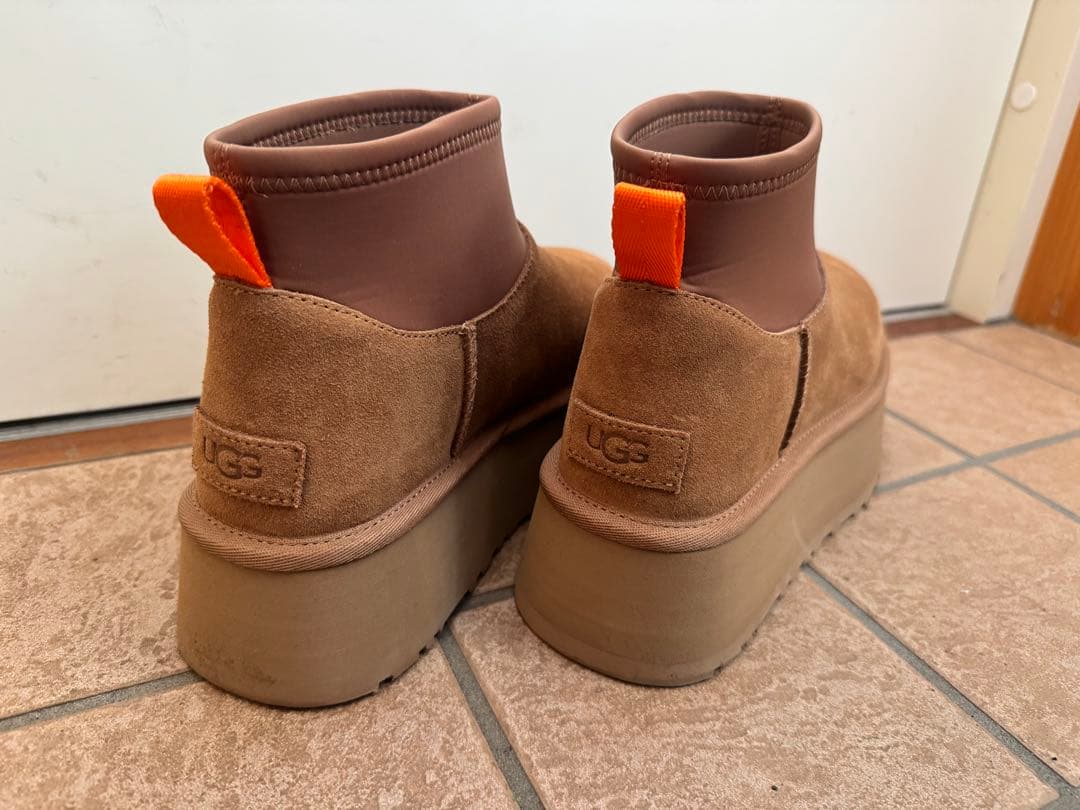【21日限定】UGG クラッシックディッパー ブラウン 24cm ムートンブーツ