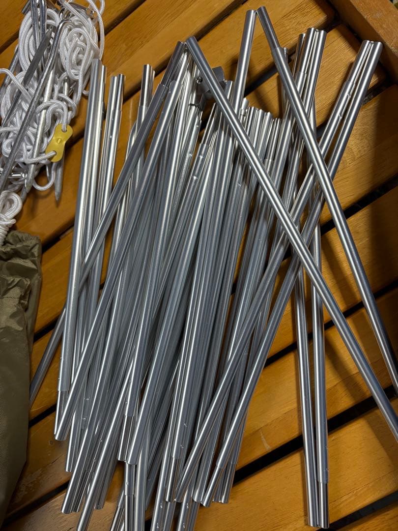 元の箱無し Stacy ST-II テント ドーム型 2~3人用 カーキ色