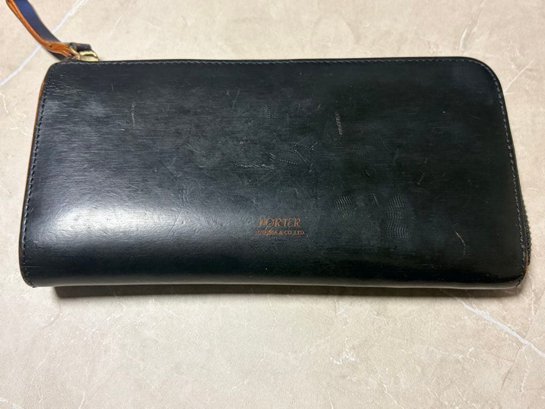 【美品】PORTER FILM ポーター フィルム 長財布 L字ジップ