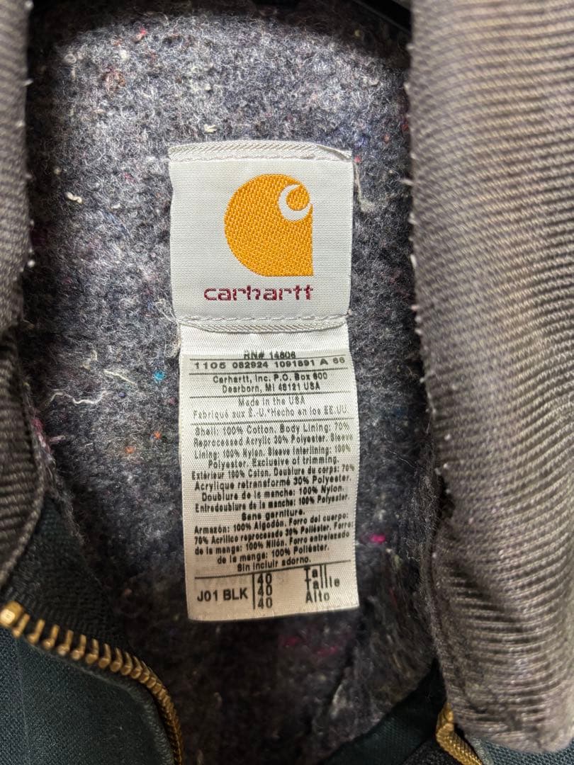 み*様 カーハート　Carhartt デトロイトジャケット　USA製　ブラック