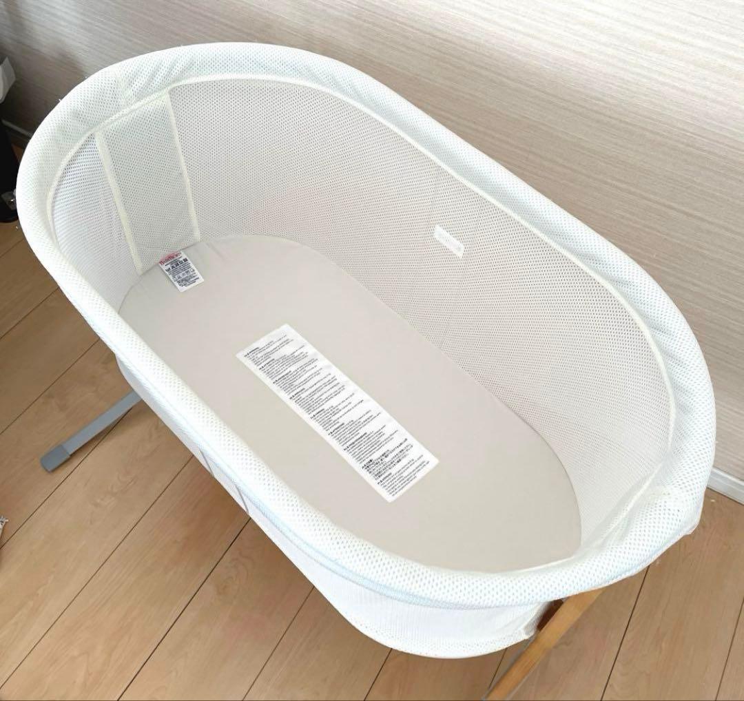 （美品）ベビービョルン クレードル キャノピー付