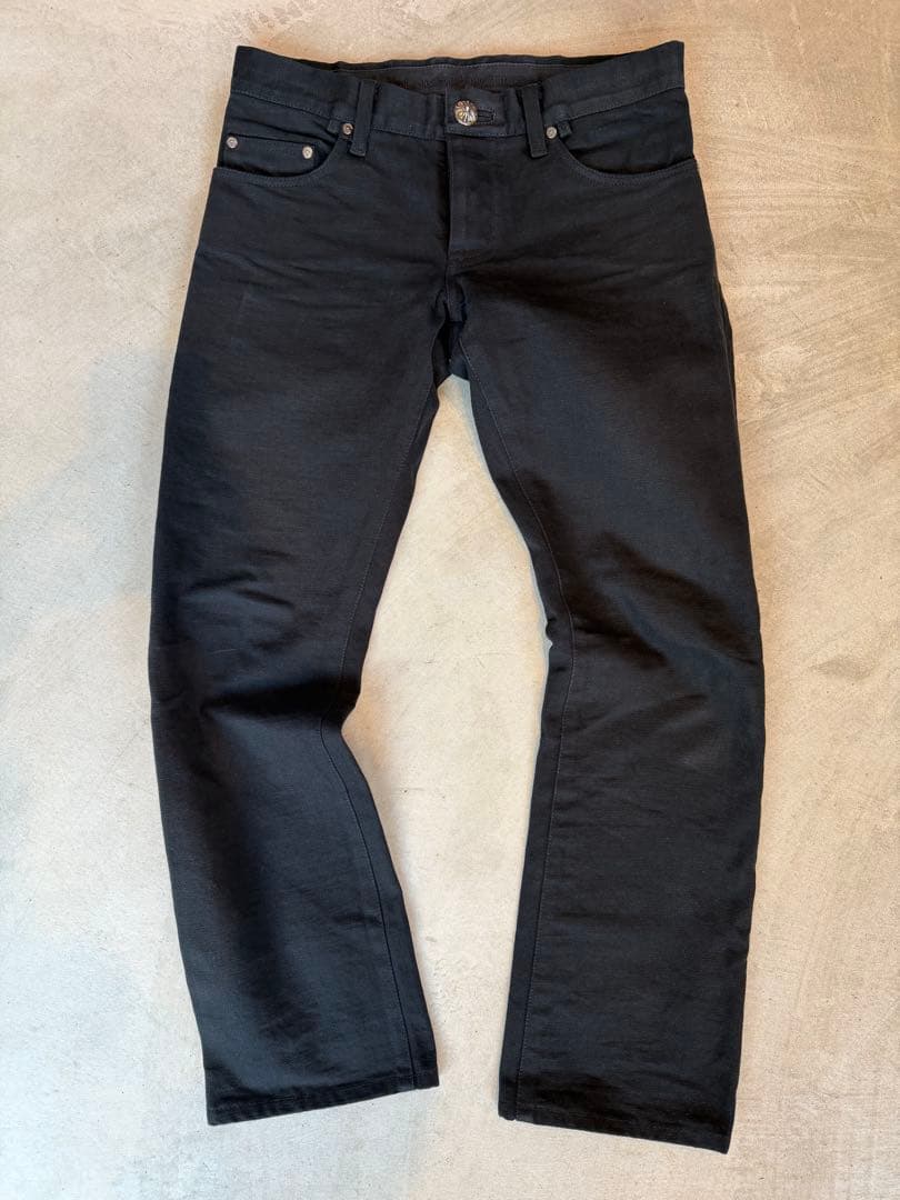 CHROME HEARTS DENIM STRAIGHT PANTS ブラック