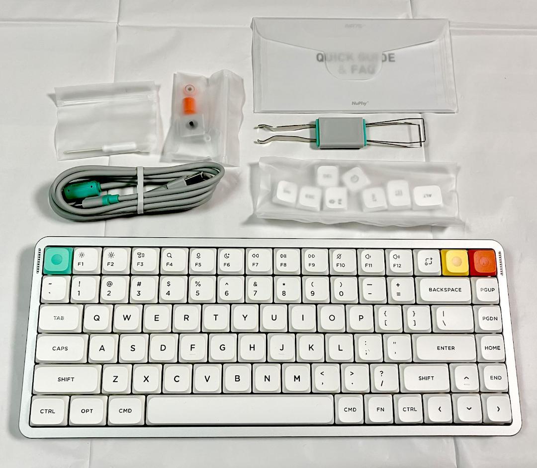NuPhy Air75 V3 US配列 ホワイト Blush nano