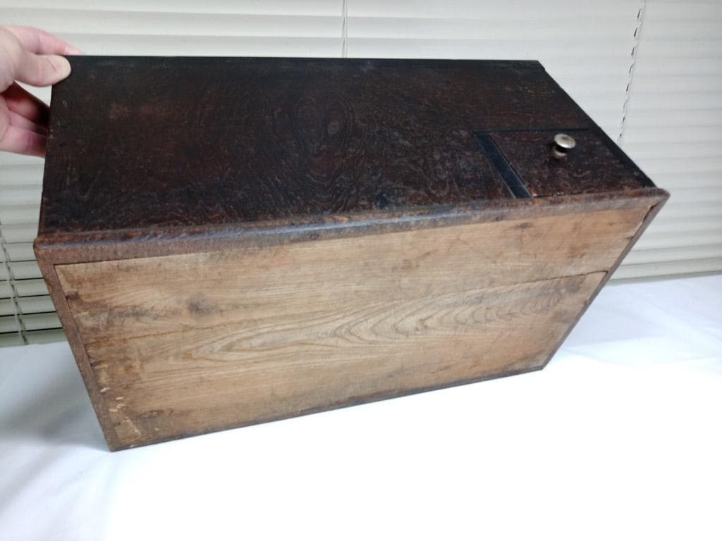 囲炉裏 江戸火鉢 長火鉢 無垢欅 銅落とし 手あぶり火鉢 小型 ミニサイズ