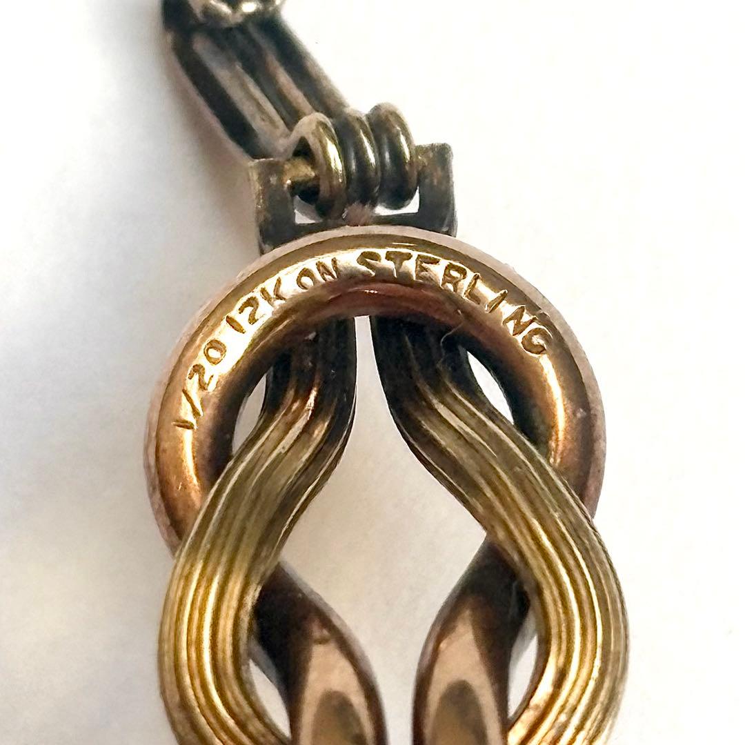 【1/4迄SALE❗️】40s 12K GF スターリングシルバー ツイストノット