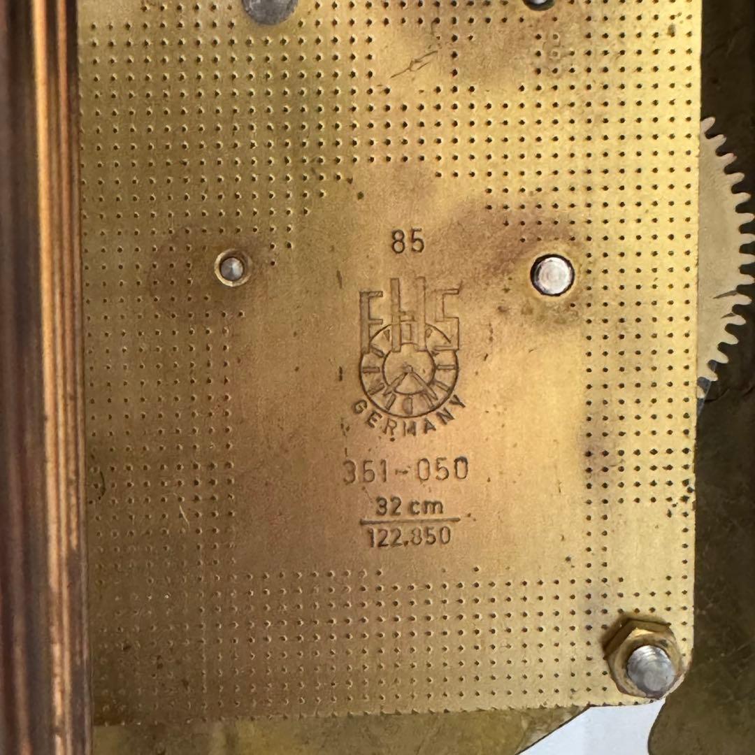 希少 アンティーク振り子置き時計 ドイツ