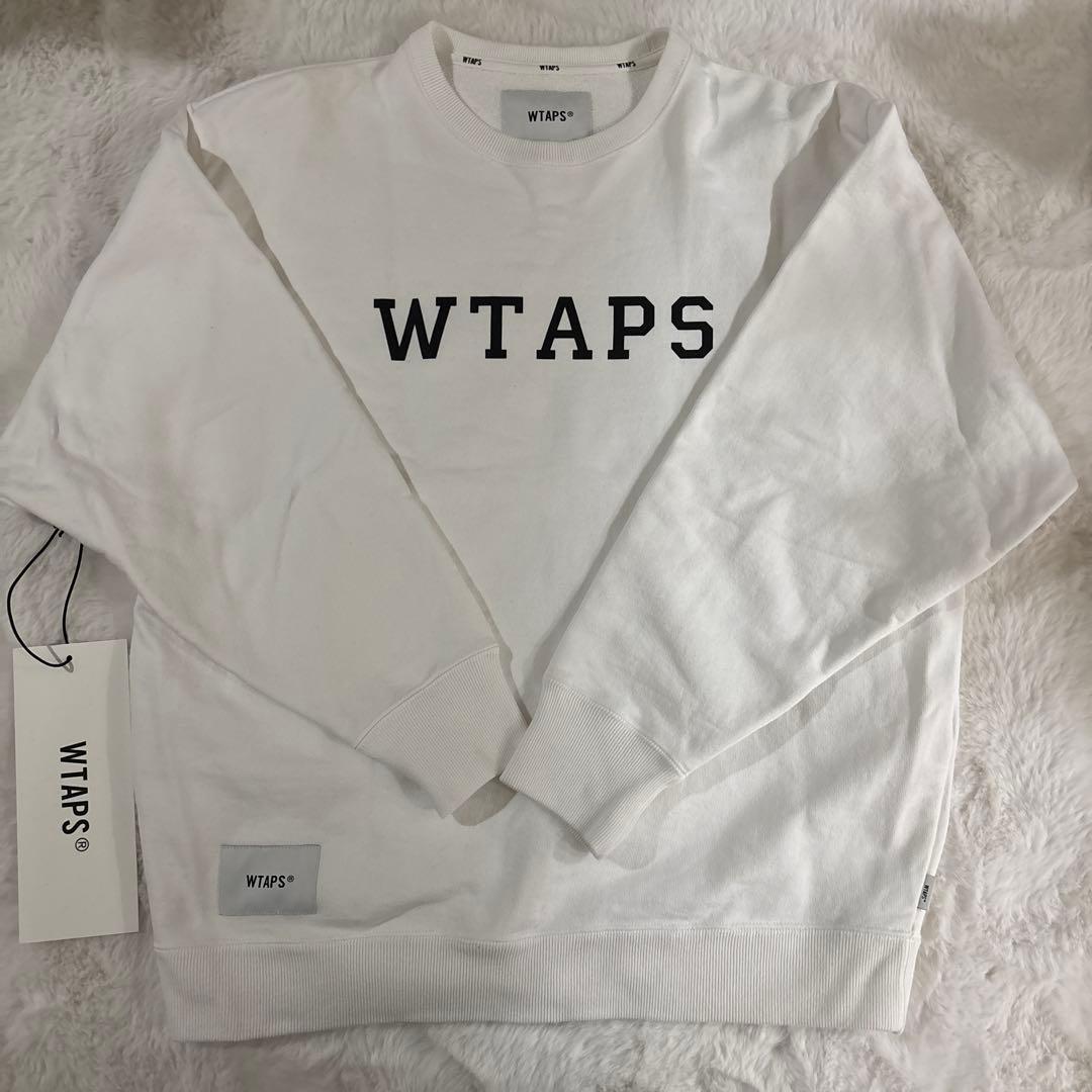 WTAPS ホワイト スウェット X 01