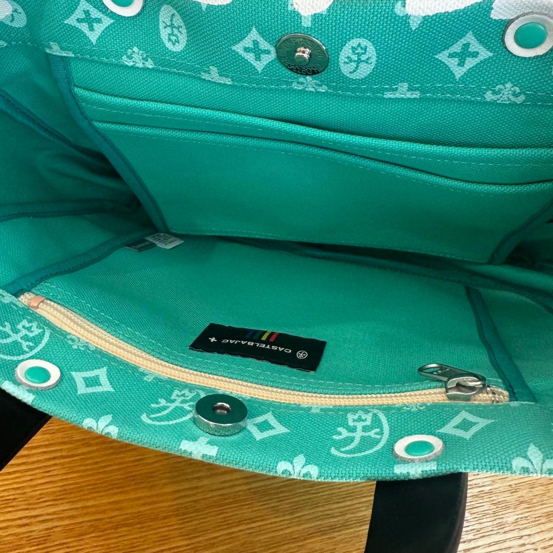 CASTELBAJAC トートバッグ ターコイズ アミンV 新品未使用 タグ付き