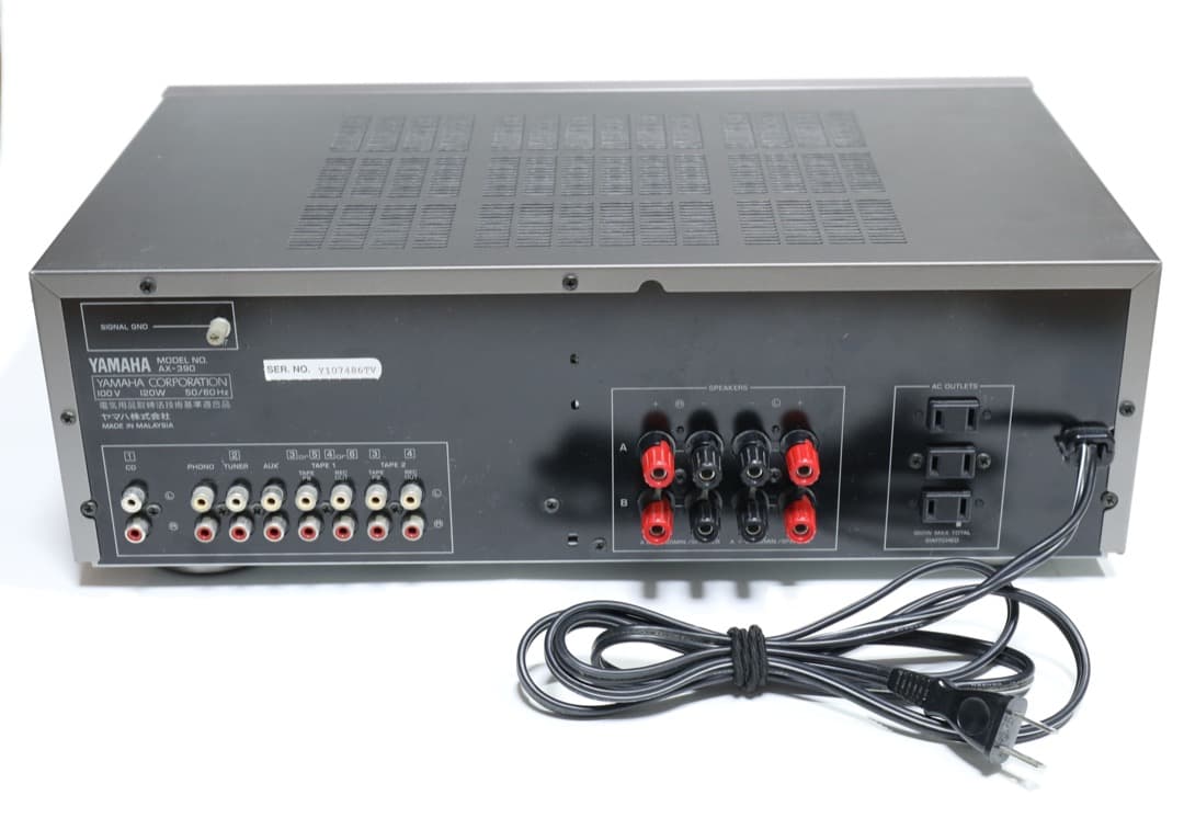 YAMAHA (ヤマハ） AX-390 プリメインアンプ シルバー