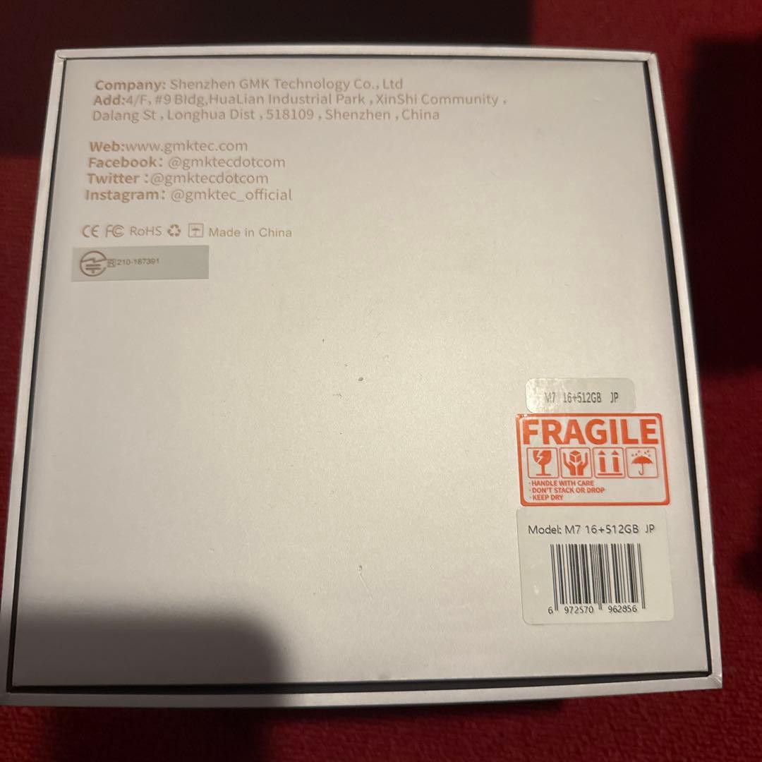 GMKtec ミニpc AMD Ryzen 7 PRO 在庫処理割引価格