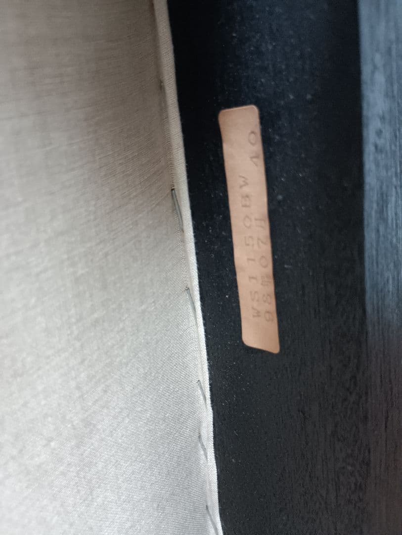 カリモクKチェア 1シーター　ws1150BW 1人掛けソファ 黒　1998年製