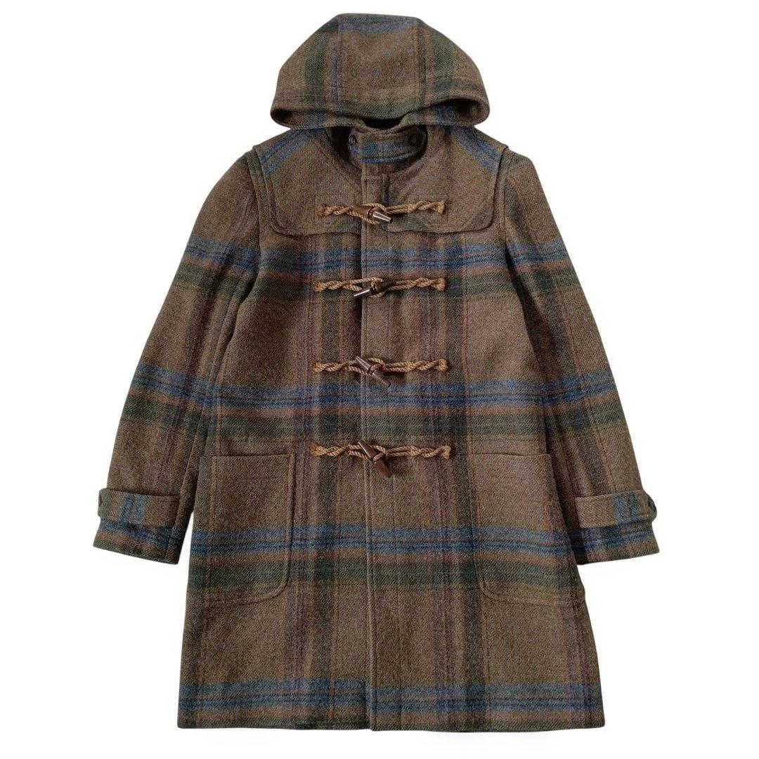 希少美品✨️ラルフローレン ラグビー ウール ダッフルコート チェック柄