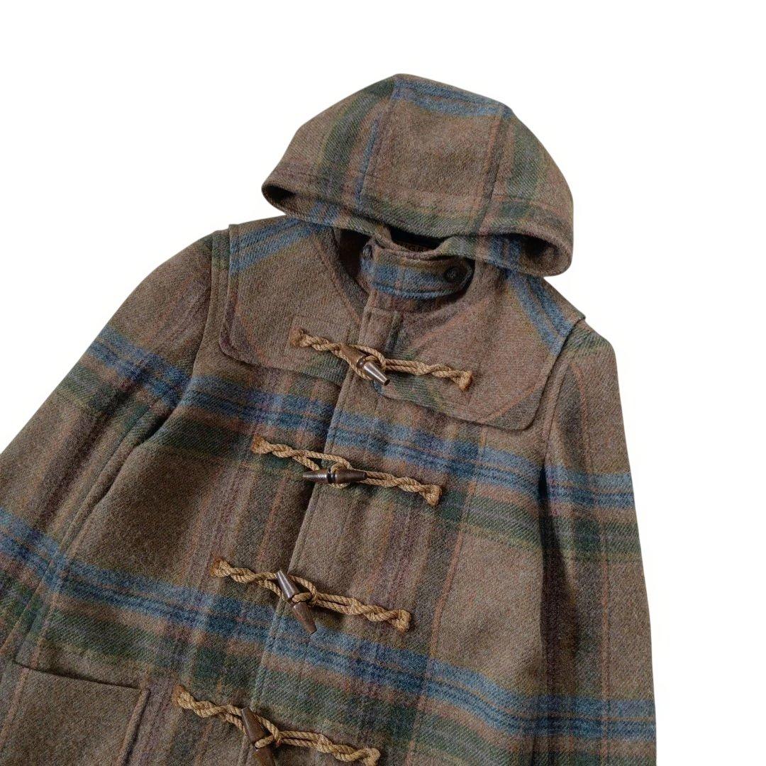 希少美品✨️ラルフローレン ラグビー ウール ダッフルコート チェック柄