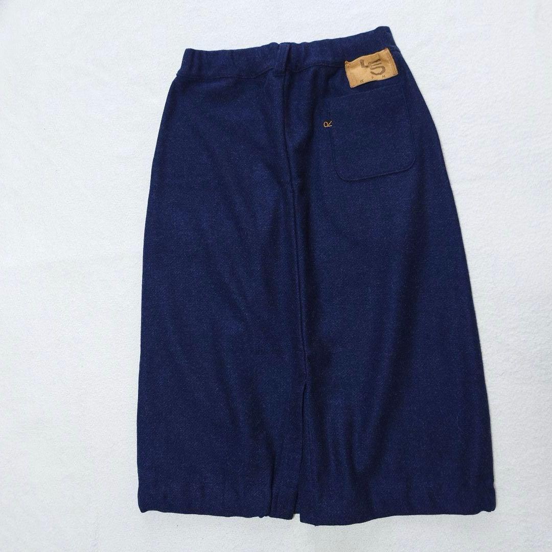 未使用品　45R 45rpm ジャージフラノのスカート