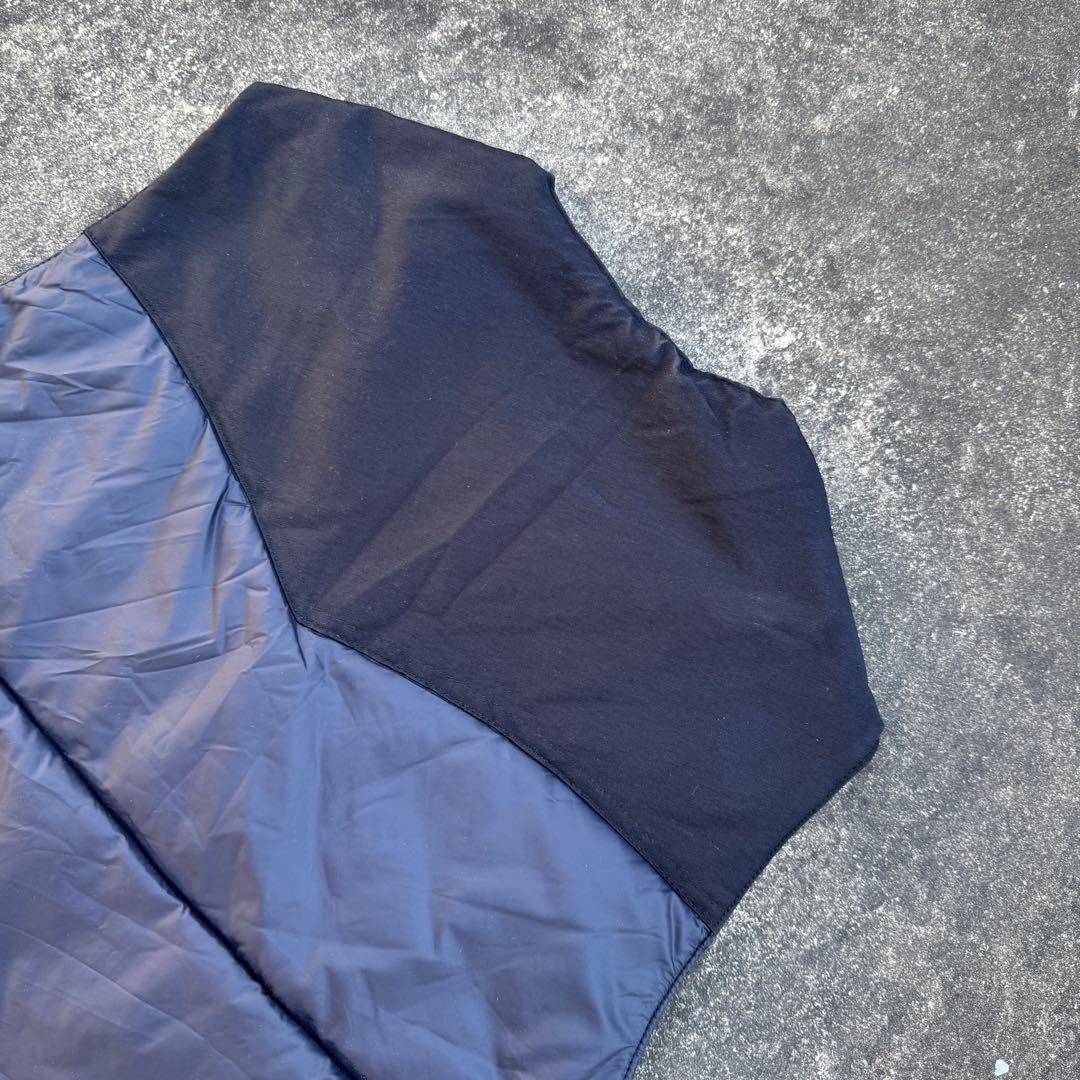 ytsu0424　80sパウダーホーンマウンテニアリングダウンベストクロM