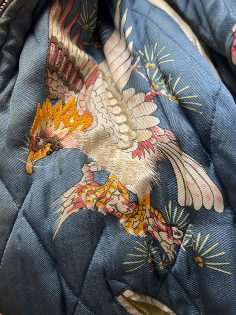 最終価格！！テーラー東洋スカジャンMサイズ 黒別珍 鷲プリント