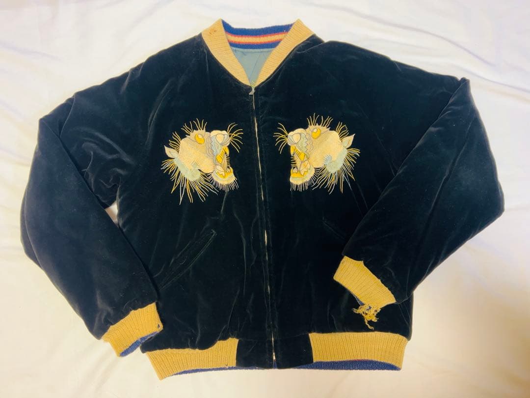 最終価格！！テーラー東洋スカジャンMサイズ 黒別珍 鷲プリント