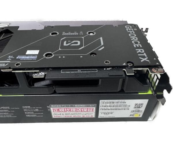 ASUS DUAL-RTX4060TI-O8G-EVO OCエディション