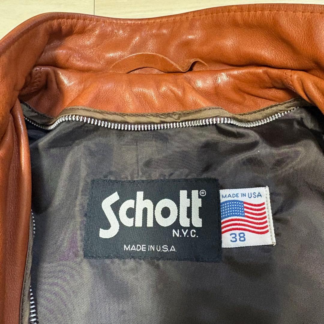 【USA製】Schott ショット レザージャケット