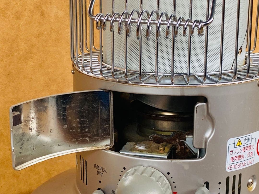 TOYOTOMi マイナスイオンストーブ 灯油 シルバー コンパクト