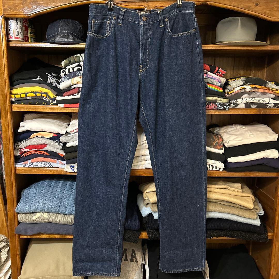 90s USA製 RRL シンチバック　デニムパンツ