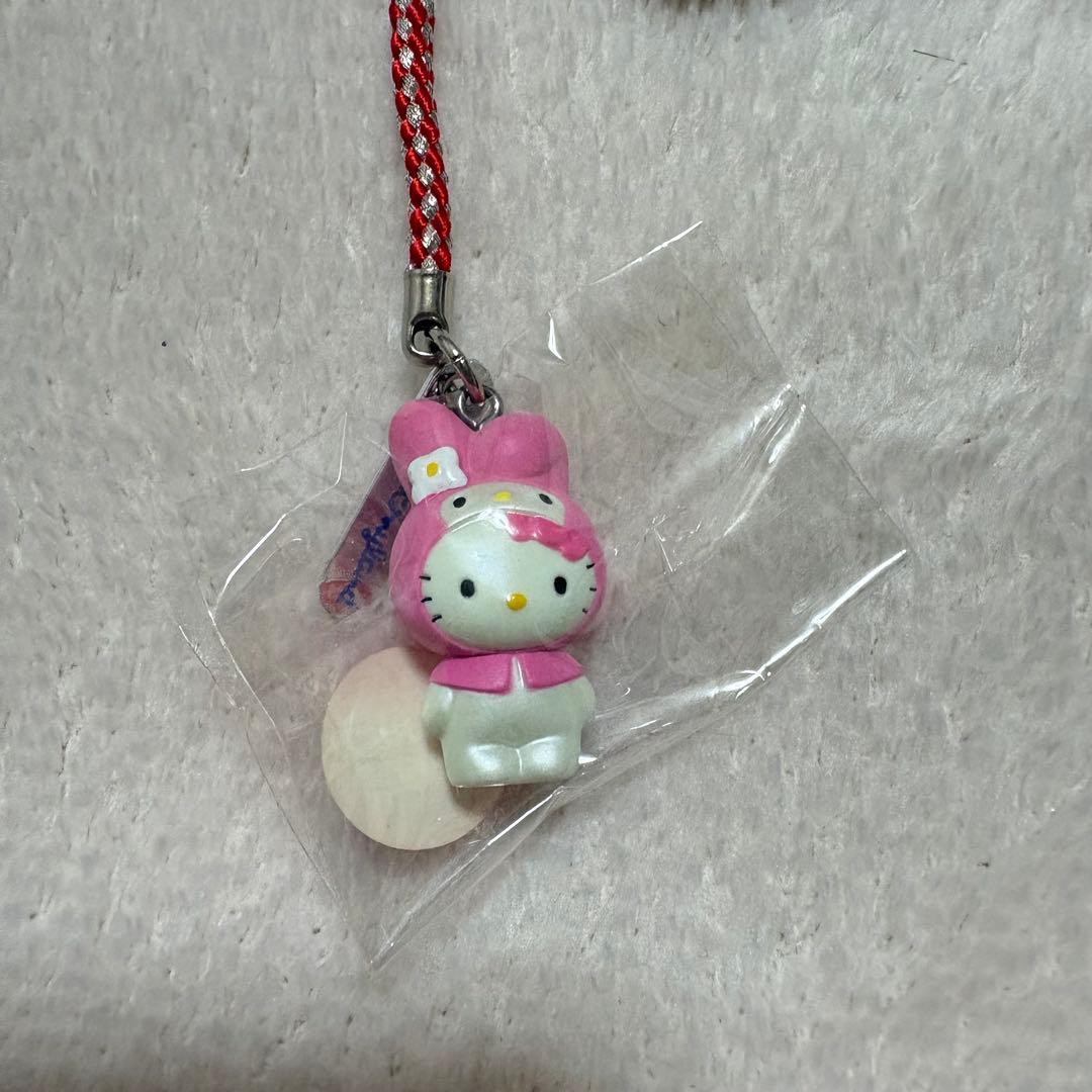 ご当地キティ　かぶりんぼ　マイメロディ　根付け　ストラップ　キーホルダーサンリオ