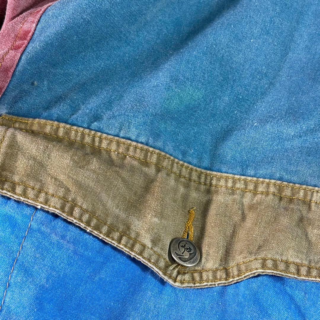 【90s】希少 ヴィンテージ ワークジャケット マルチカラー　短丈