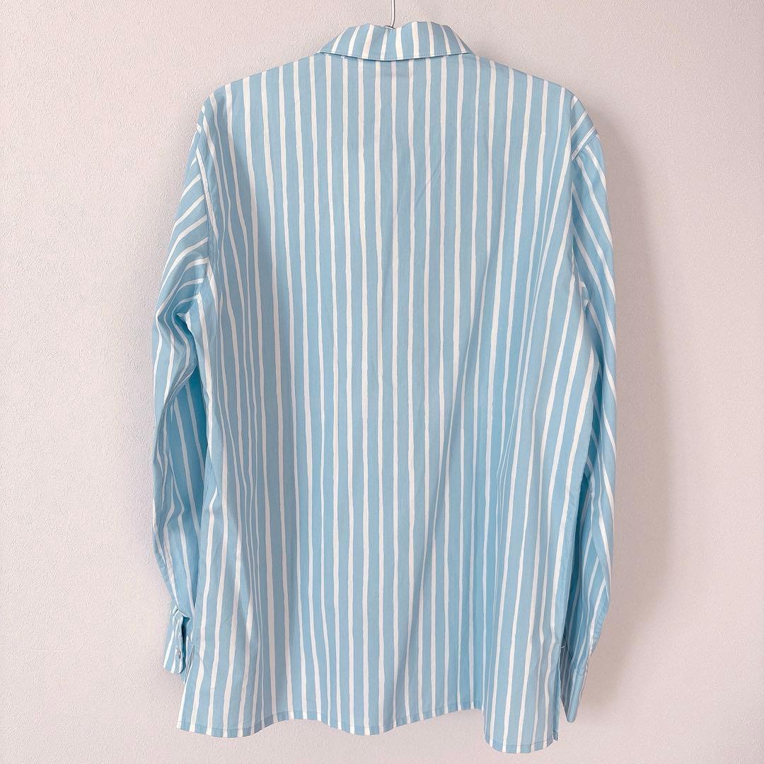 新品未使用 マリメッコ Jokapoika シャツ ライトブルー XS