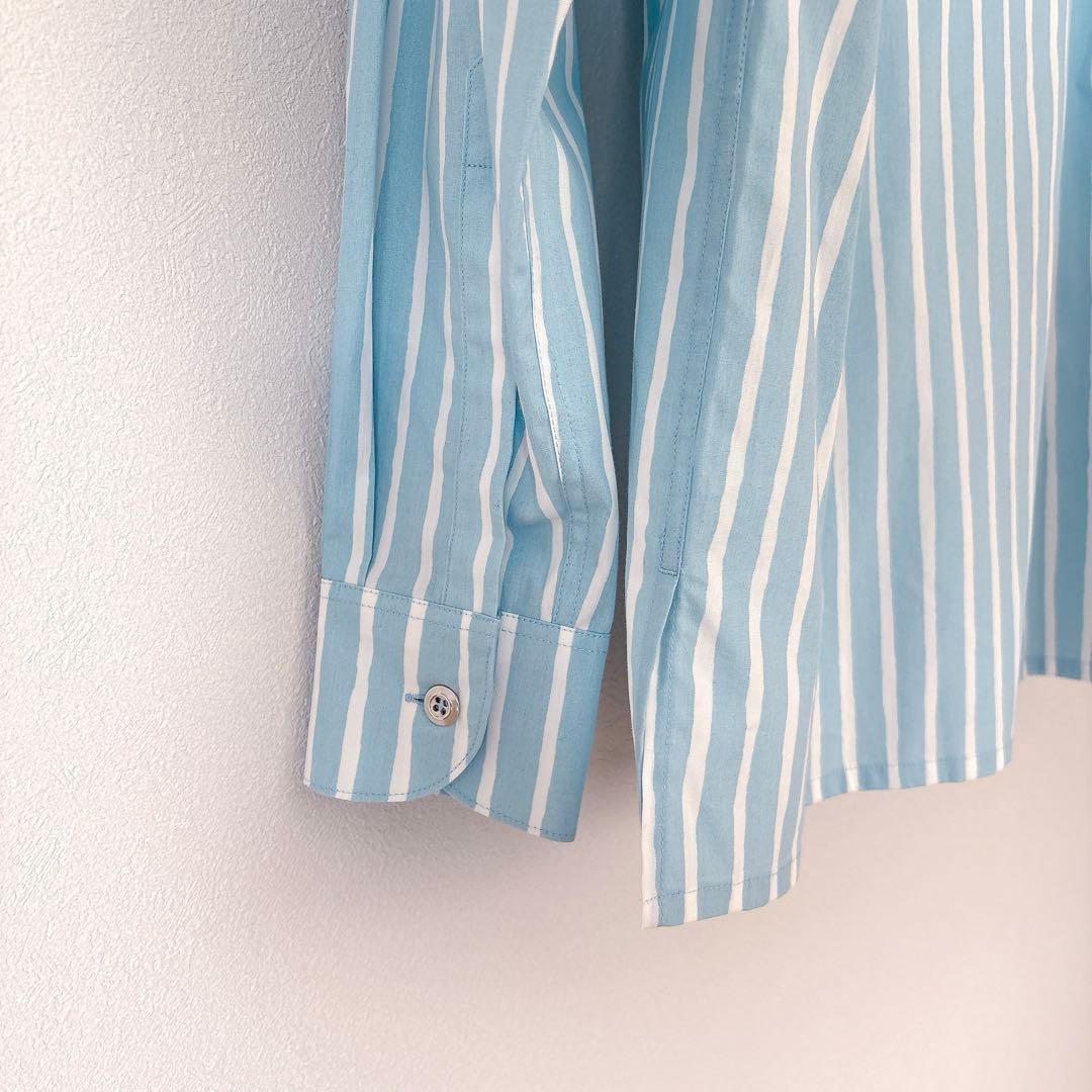 新品未使用 マリメッコ Jokapoika シャツ ライトブルー XS