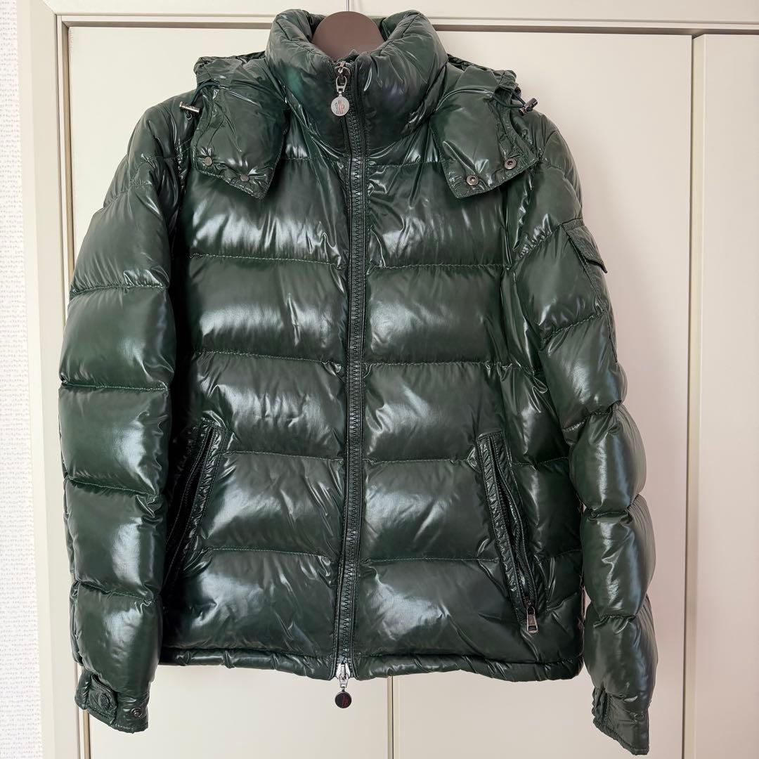 希少色】モンクレール MAYA マヤ ダークグリーン サイズ2 ダウンジャケット