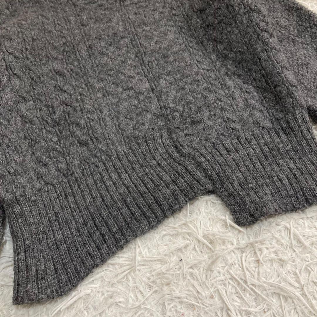 17228✨Y2K トリココムデギャルソン ウール縮絨 アシンメトリー ニット