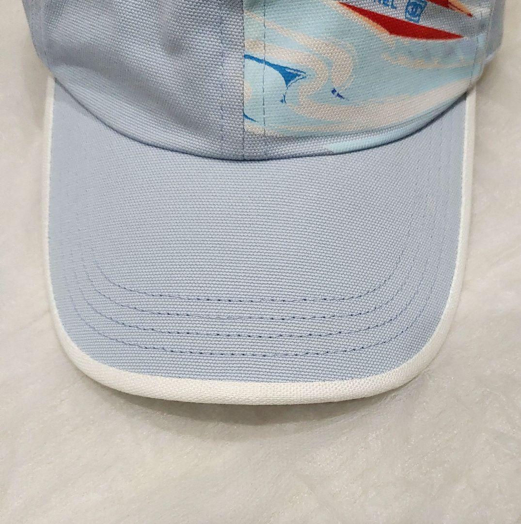 ご*い様 CHANEL ライトブルー グラフィックキャップ