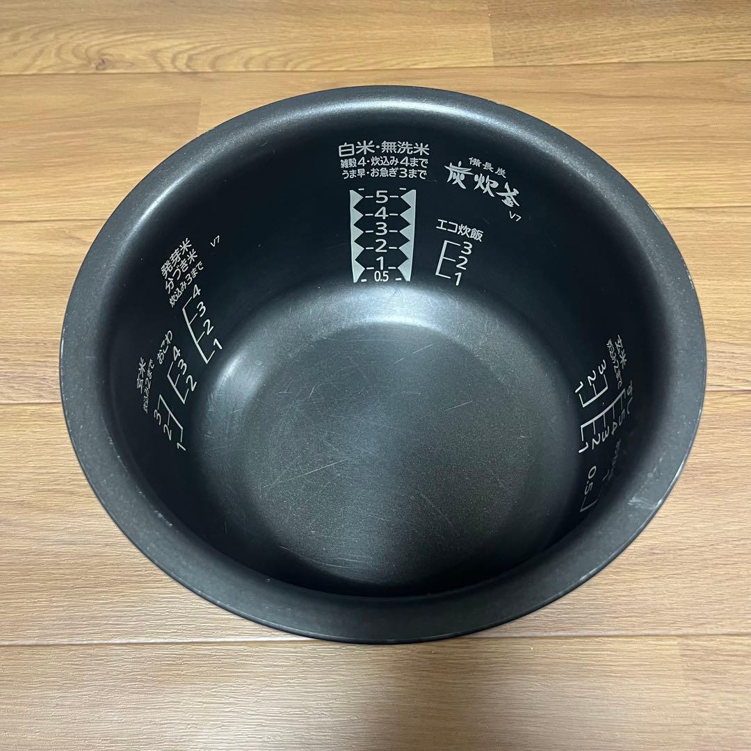 三菱 IH ジャー炊飯器1.0L NJ-V10J5-K形 炭炊釜 5.5合