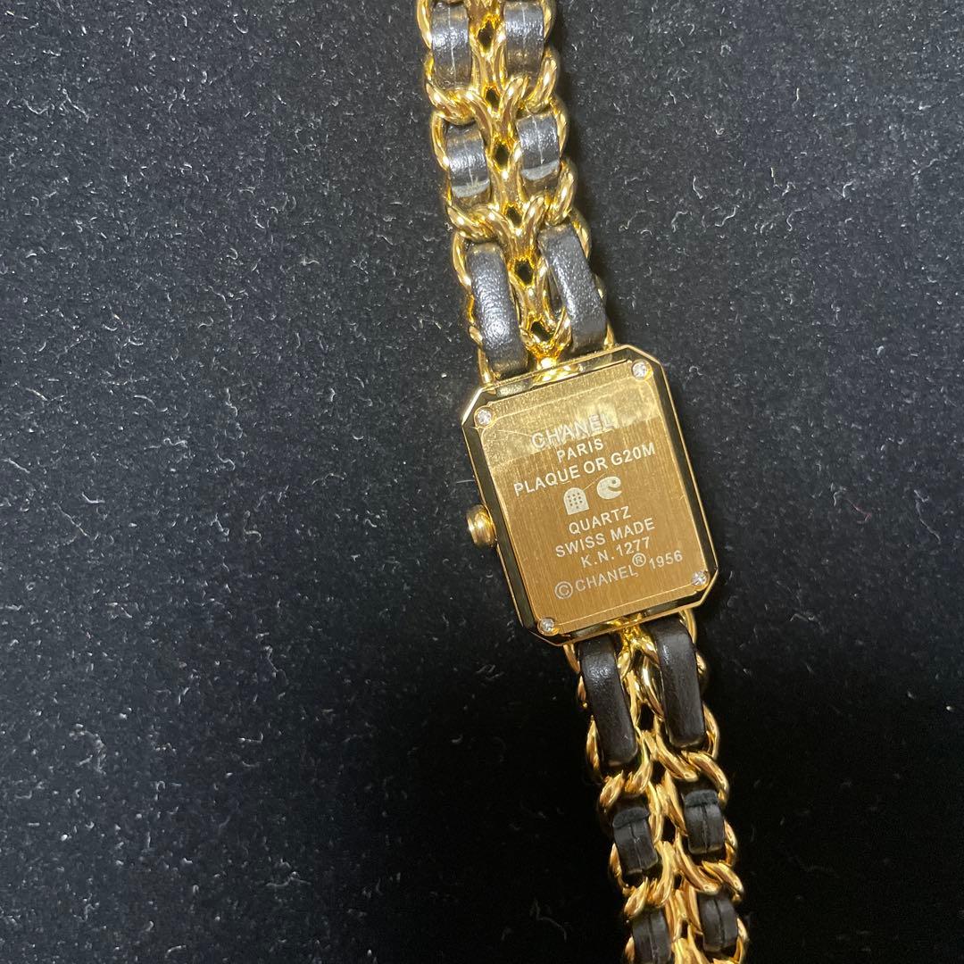 クォーツ 時計 黒/金